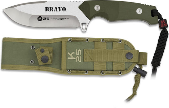 K25 Bravo Cuțit Bravo Green în Toc
