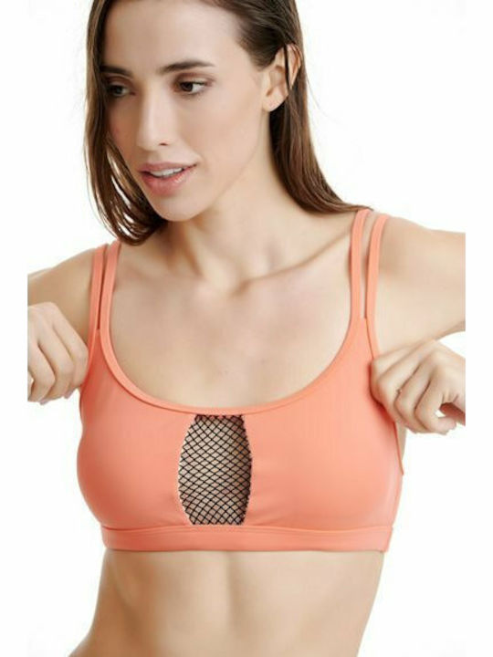 Bikini Sutien sport cu burete Papaya