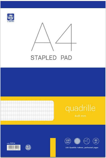Typotrust Notepad 50 Sheets A4 Catridge Blue