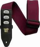 Ernie Ball Pickholder Strap Strap for Guitar Burgundy