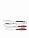 Tramontina Set of 3 BBQ Tools with Knife, Spatula, and Tongs 211/98761