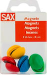 Sax Magnet 30mm Μαγνήτες Χρωματιστοί 8 τμχ