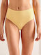 Superdry Bikini Slip High Waist Yellow