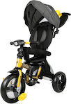 Lorelli Enduro Kids Tricycle with Storage Basket, Push Handle & Sunshade for 12+ Months Black