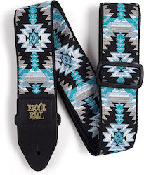 Ernie Ball Jacquard Strap for Guitar Blue