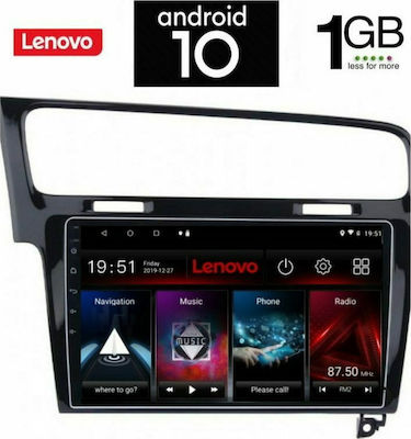 Lenovo Car-Audiosystem für Volkswagen Golf 2013-2021 mit Klima (Bluetooth/USB/AUX/WiFi/GPS) mit Touchscreen 10.1" IQ-AN X5985_GPS