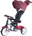 Lorelli Bicicletă Triciclu pentru Copii Pliabil, Transformabil cu Mâner Părintesc & Cort Moovo Eva Wheels pentru 1-3 ani Roșu
