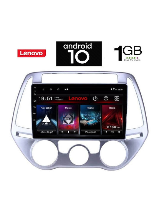 Lenovo IQ-AN X5789 Ηχοσύστημα Αυτοκινήτου για Hyundai i20 (Bluetooth/USB/AUX/WiFi/GPS) με Οθόνη Αφής 9"