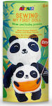 Avenir Embroidery Sewing Doll Panda And Baby for Children 6++ Years