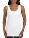 Gildan Women's Sleeveless Promotional Blouse White