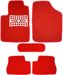 Auto Gs Set Front and Back Universal 5pcs Red