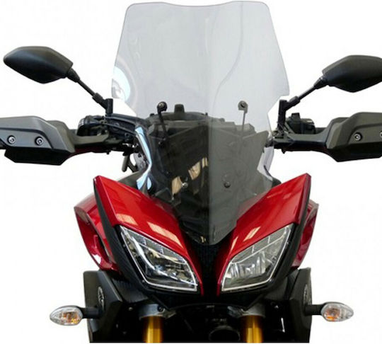 Fabbri Motorcycle Windshield & Windscreen Tinted Visor for Yamaha MT-09 Gen-X Sport Light Smoke 2015-2017 YX178/LS