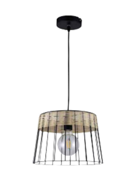 ARlight PDC 6090 Pendant Light Single-Light Bell for Socket E27 Black