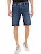 Superdry Herrenshorts Jeans Marineblau