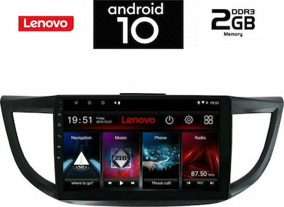 Lenovo Car-Audiosystem für Honda CR-V (Compact Recreational Vehicle) (Bluetooth/USB/AUX/WiFi/GPS) mit Touchscreen 10.1" IQ-AN X6778_GPS