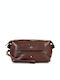 Leather Men's Handbag Brown