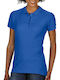 Gildan Women's Short Sleeve Promotional Blouse Blue