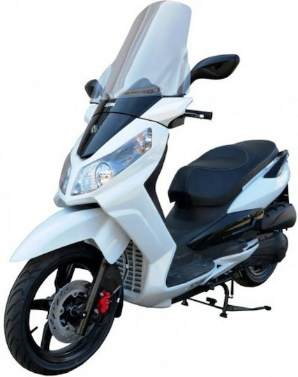 Fabbri Transparentes Visier Motorrad 640x630mm für Sym Citycom 300 2008-2016 2655-A