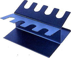 Metal Stamp Holder 131/8 in Blue Color