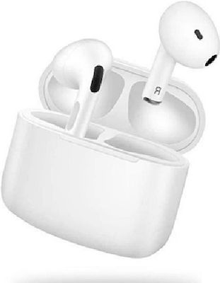 Pro 6 Earbud Bluetooth Handsfree Earphones with Charging Case Whitά