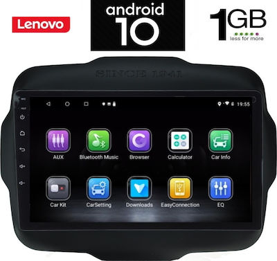 Lenovo Sistem Audio Auto pentru Jeep Renegade 2014> (Bluetooth/USB/AUX/WiFi/GPS/Partitură) cu Ecran Tactil 9" IQ-AN X5806_GPS