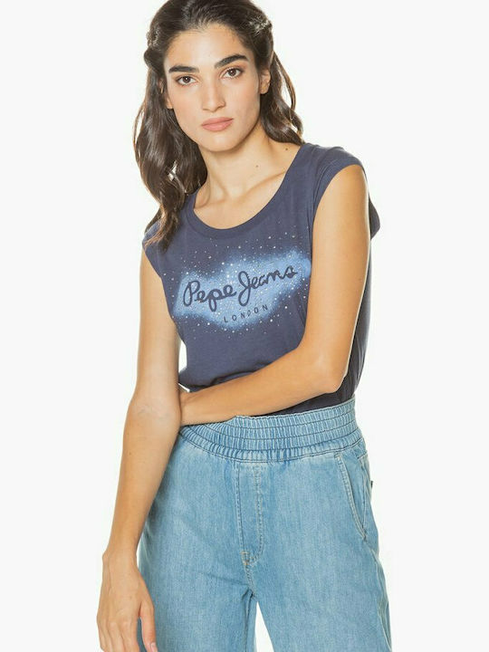 Pepe Jeans Camila Γυναικείο T-shirt Indigo