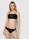 Fila Sport Bikini Set Sports Bra & Slip Bottom Yamuna with Detachable Straps Black