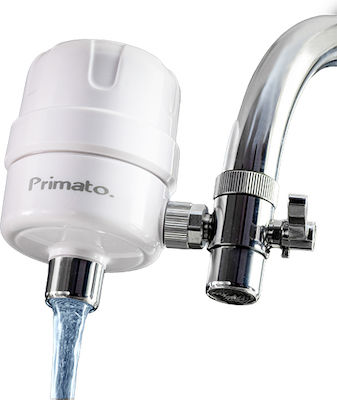 Primato TF-WW Wasserhahn-Montage-Wasserfilter Weiß Kompakte Aktivkohle 2 μm