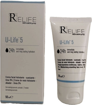 Relife U-Life 5 Moisturising Smoothing 24h Cream Face Day with Aloe Vera 50ml