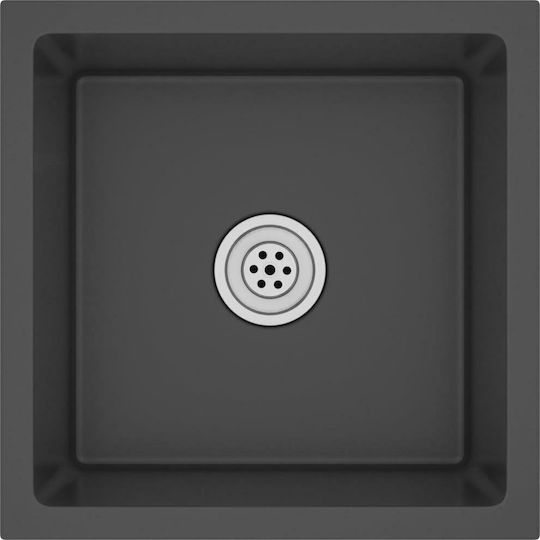 vidaXL Ένθετος Inox Σατινέ Μ40xΠ40cm