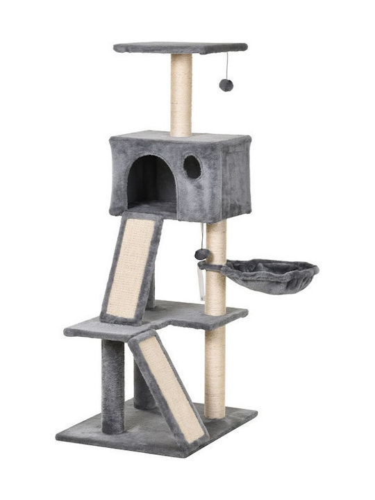 Pawhut Γατόδεντρο Γκρι 60x49x130εκ. Pawhut Γατόδεντρο Γκρι 60x49x130εκ.