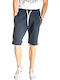 Paco & Co Men's Sports Monochrome Shorts Navy Blue