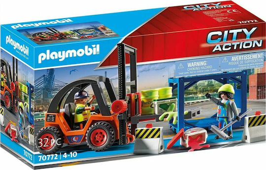 Playmobil Stadt Aktion Gabelstapler für 4-10 Jahre