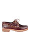 Δερμάτινα Ανδρικά Boat Shoes σε Μπορντό Χρώμα