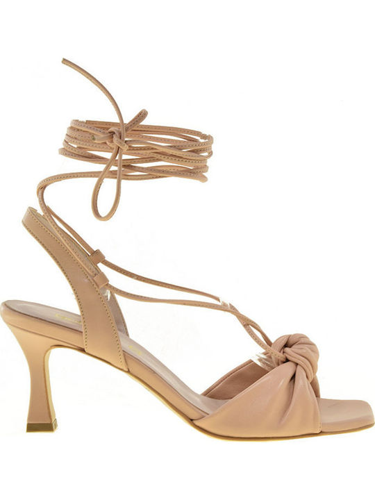 Fardoulis 609-07Λ Leather Sandals Beige