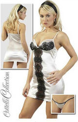 Cottelli Collection Christiane Mini Dress with Thong Set Babydoll Sexy Multicolor