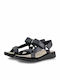 Clarks Tri Sporty Leather Women's Flat Sandals in Black Color