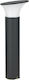 Ondaluce Outdoor Floor Lamp Small Post IP54 for E27 Socket Black
