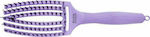 Olivia Garden Fingerbrush Combo Bloom Lavender Brush Hair for Hair Styling