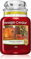 Yankee Candle Αρωματικό Κερί σε Βάζο Holiday Hearth 623gr