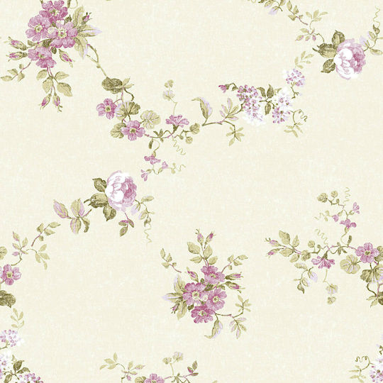 Tapete Textile Flower Beige L1005xB53cm Waschbar 620-3