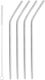 Alpina Appliances Straws Metal Silver from Stainless Steel with Brush 5pcs