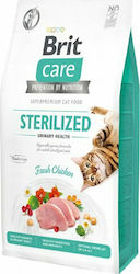 Brit Care Sterilized Urinary Health Dry Food for Adult Neutered Cats with Sensitive Urinary System with Chicken 7kg
