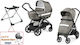 Peg Perego New Book SL Ρυθμιζόμενο Καρότσι 2 σε 1 Kατάλληλο για Nεογέννητο City Grey 12.3kg
