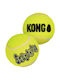 Kong Squeakair Tennis Training Toy Dog With Sound Medium Yellow 6pcs 47013