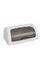 Homeplus Bread Box with Lid Plastic White 41x26x18cm