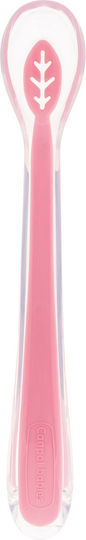 Canpol Babies Baby Löffel aus Silikon Pink