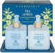 L' Erbolario Foglie di Te Duo Skin Care Set for Moisturizing & Facial Cleaning with Body Cream , Hand Cream & Body Cleanser