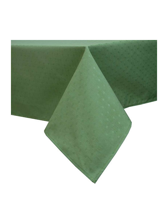 Sunshine Nico Cotton Tablecloth 31 Green 140x18...