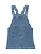 Kids' Denim Overall Skirt Blue